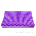 Custom purple TPE gel pillow